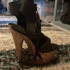 Pleaser shoes WORN TWICE